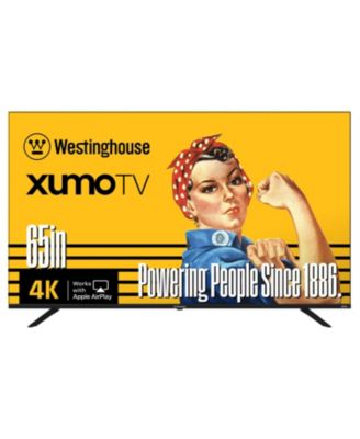 65" 4K UHD Xumo Smart TV with HDR10, Dolby Vision, Voice Remote, Wi-Fi, Apple HomeKit