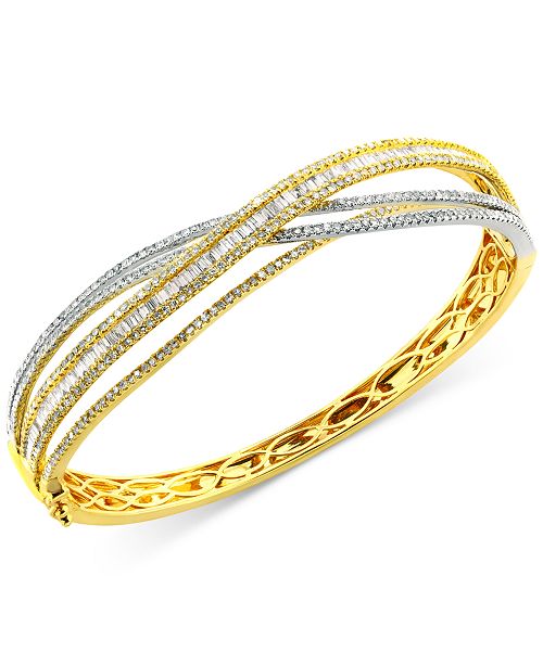 EFFY Collection Duo by EFFY® Diamond Bangle Bracelet (3-1/6 ct. t.w ...