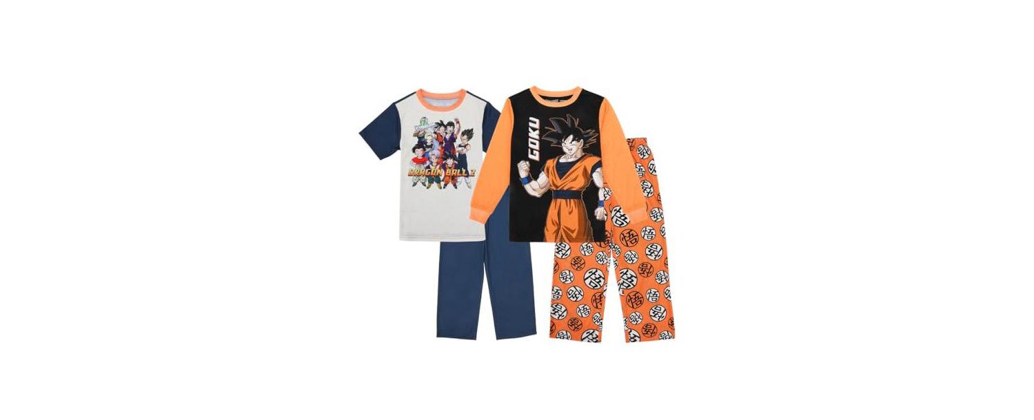 Big Boys Group Shot 4-Pack Pajama Set -14