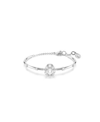 Rhodium-Plated Stars Inspired Link Bracelet