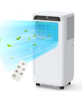 Portable 8000 BTU Air Conditioner with Remote, Energy Efficient and Quiet Operation for Rooms Up to 350 Sq.Ft, 24H Timer