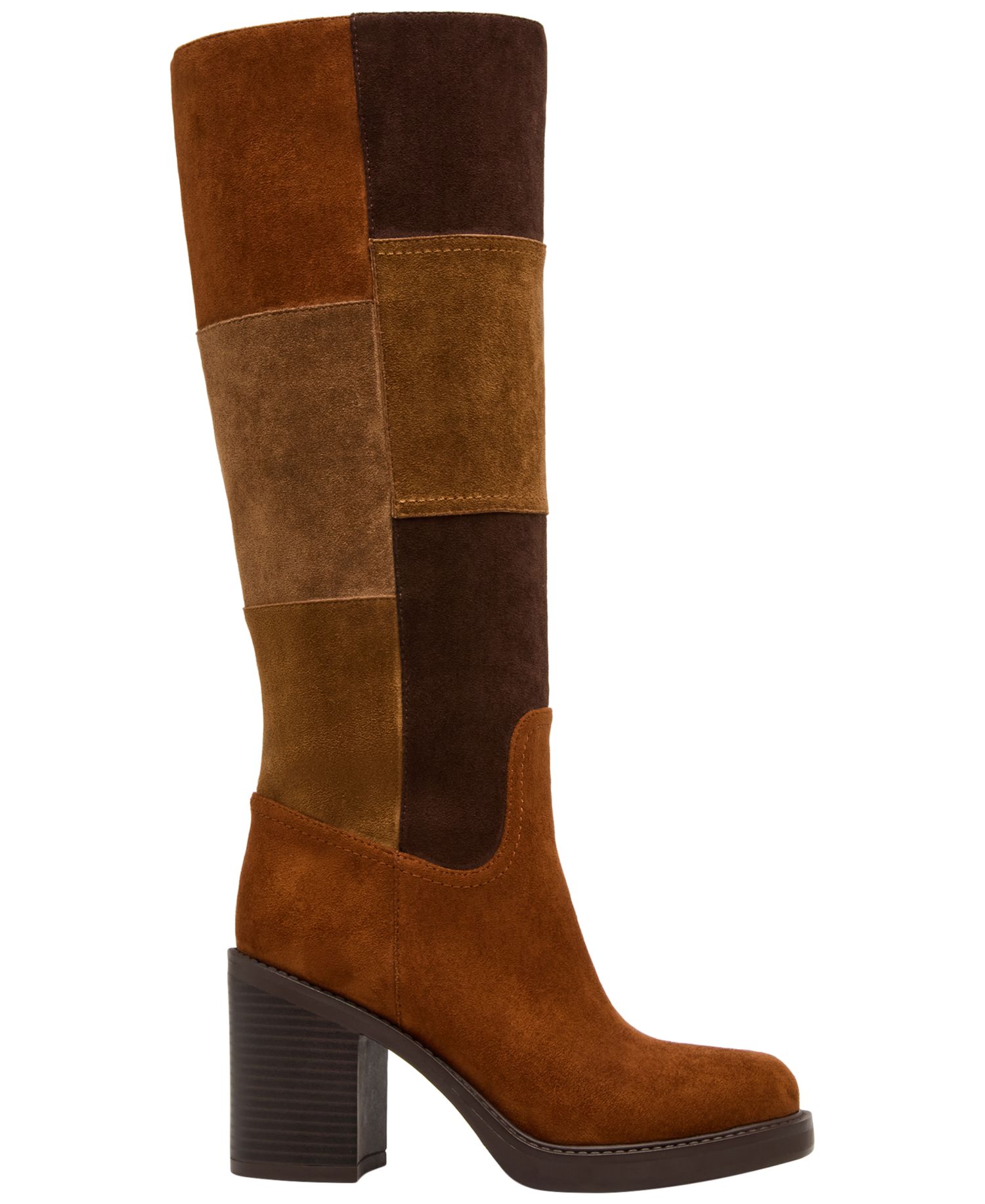 Women's Charity Patchwork Tall Platform Boots