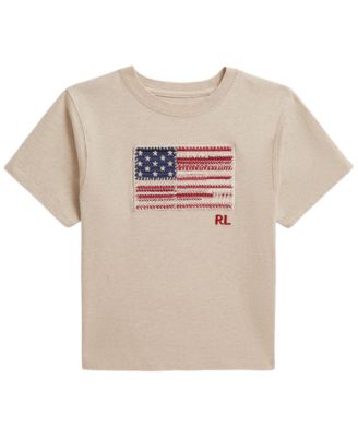 Girls' 2T-6X Flag Short-Sleeve Jersey T-Shirt
