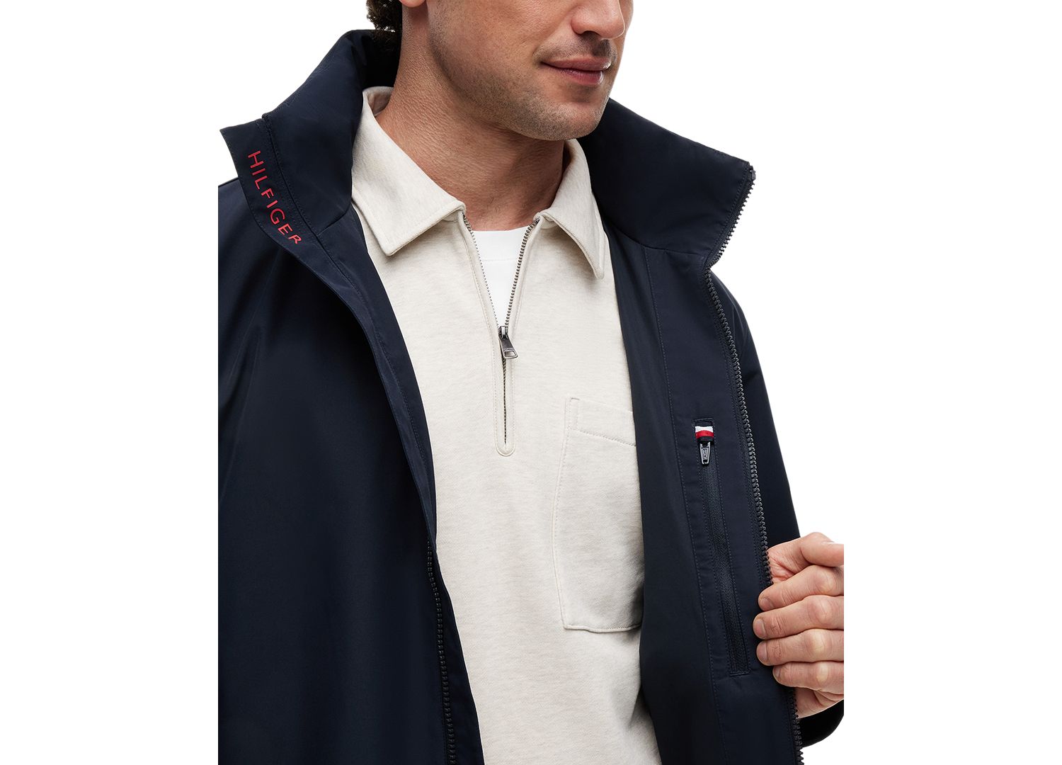 Men's Regular-Fit Crew Jacket