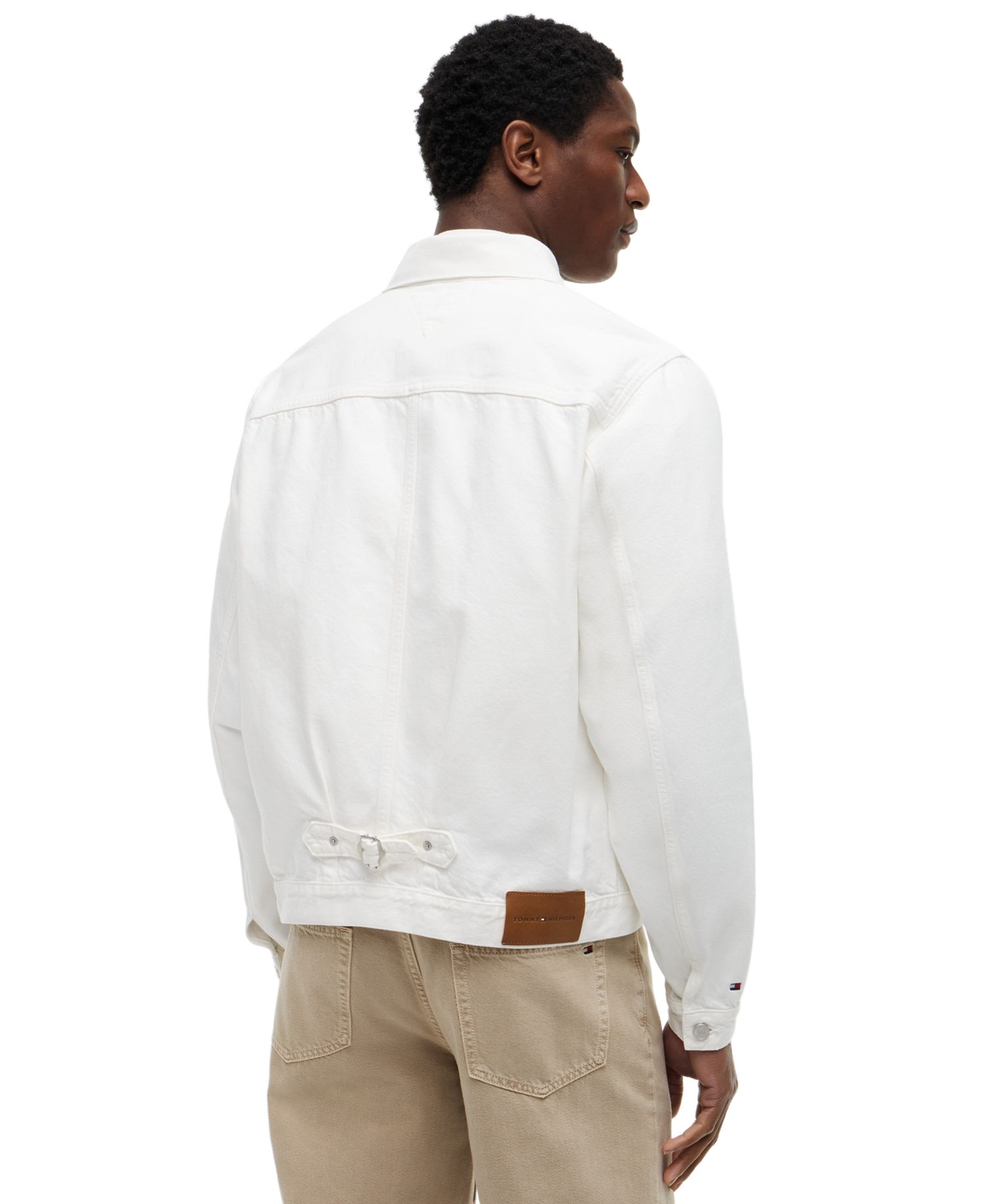 Men's Garment Dyed Denim Trucker Jacket