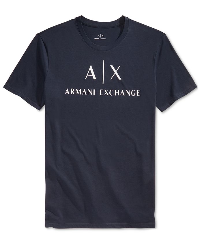 A|X Armani Exchange Men's Graphic-Print Logo T-Shirt & Reviews - T ...
