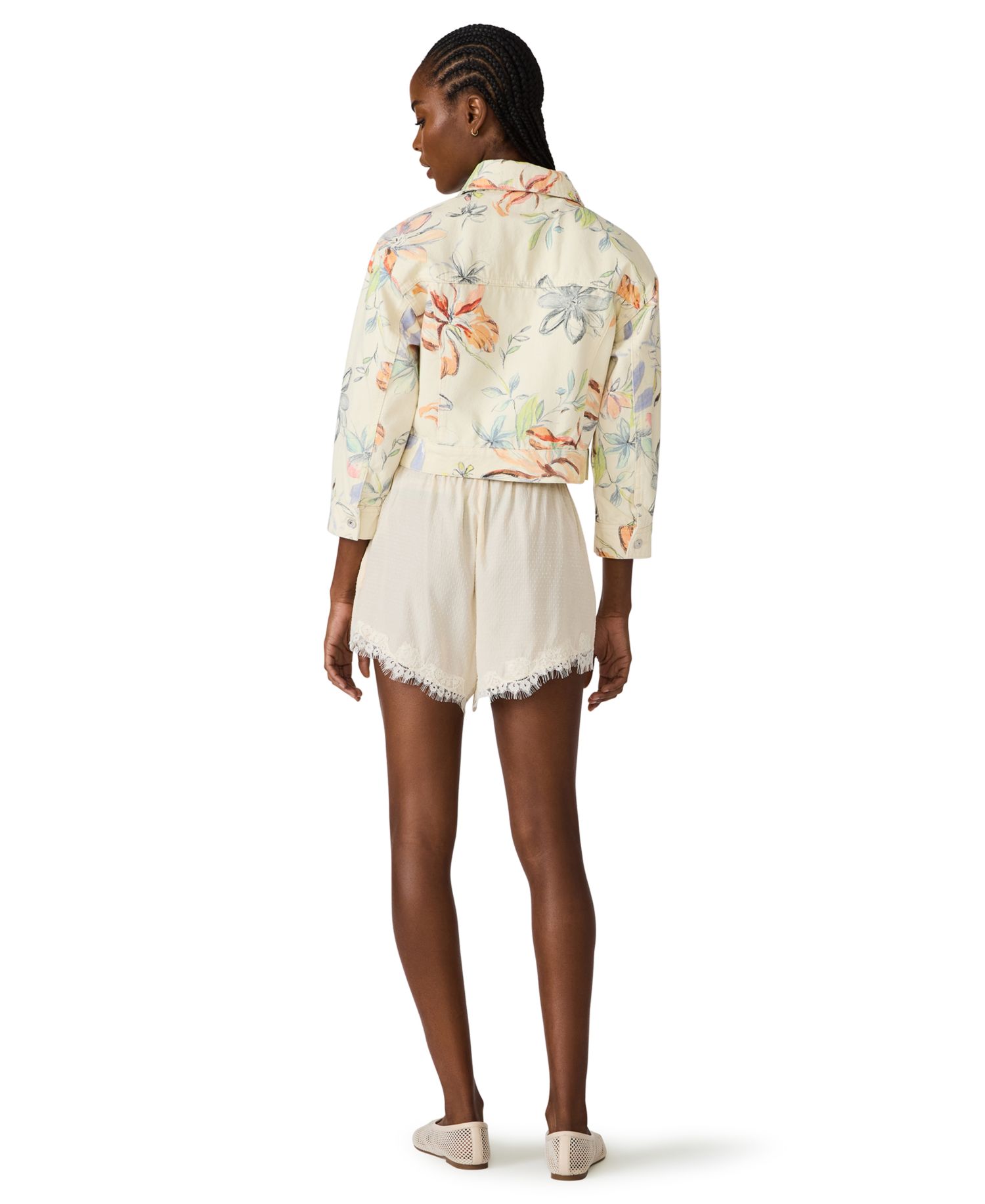 Women's Daisee Lace Trim Pull-On Shorts