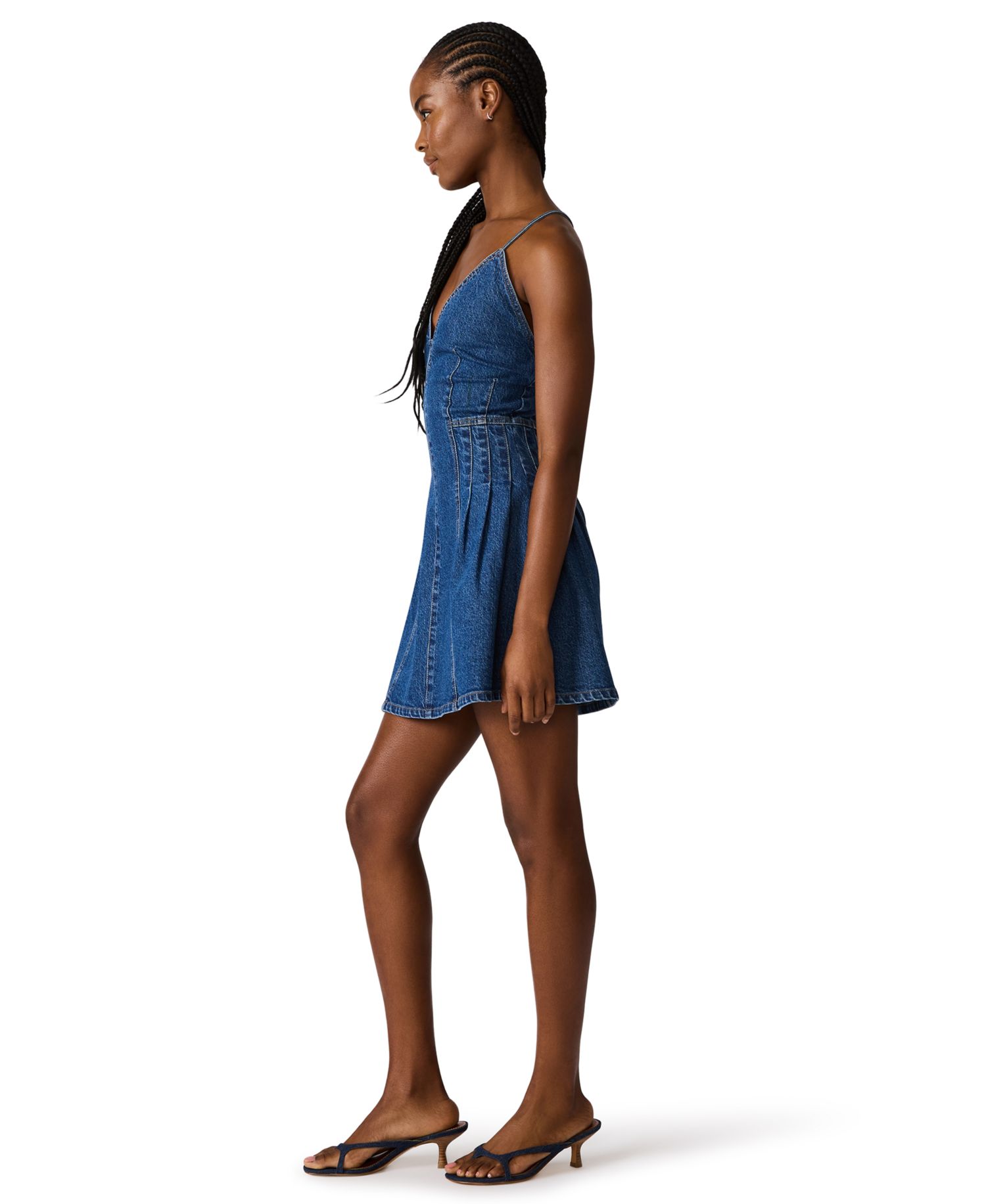 Women's Dianne Sleeveless Denim Mini Dress