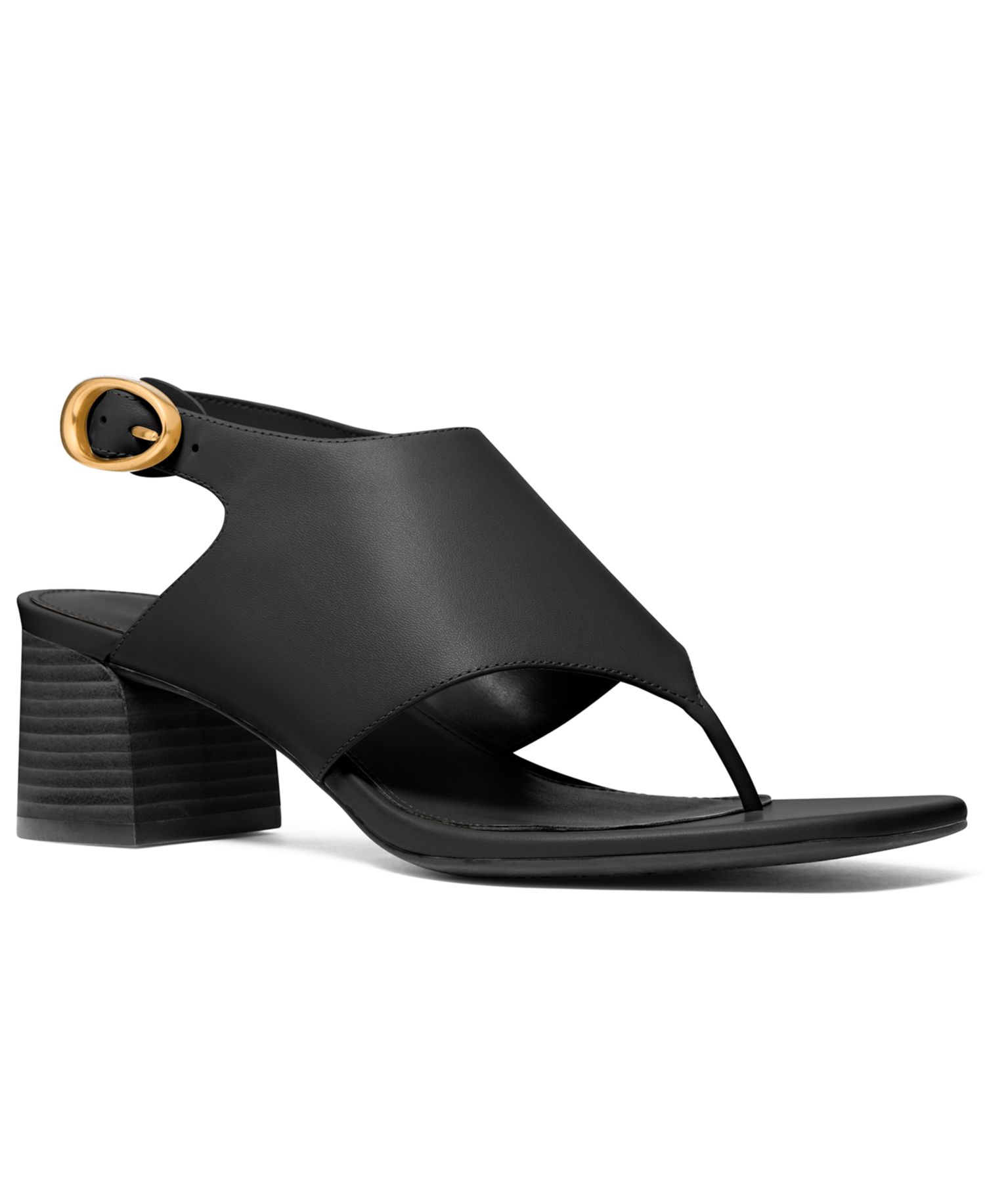 Women's Kya Flex Mid Block Heel Thong Dress Sandals