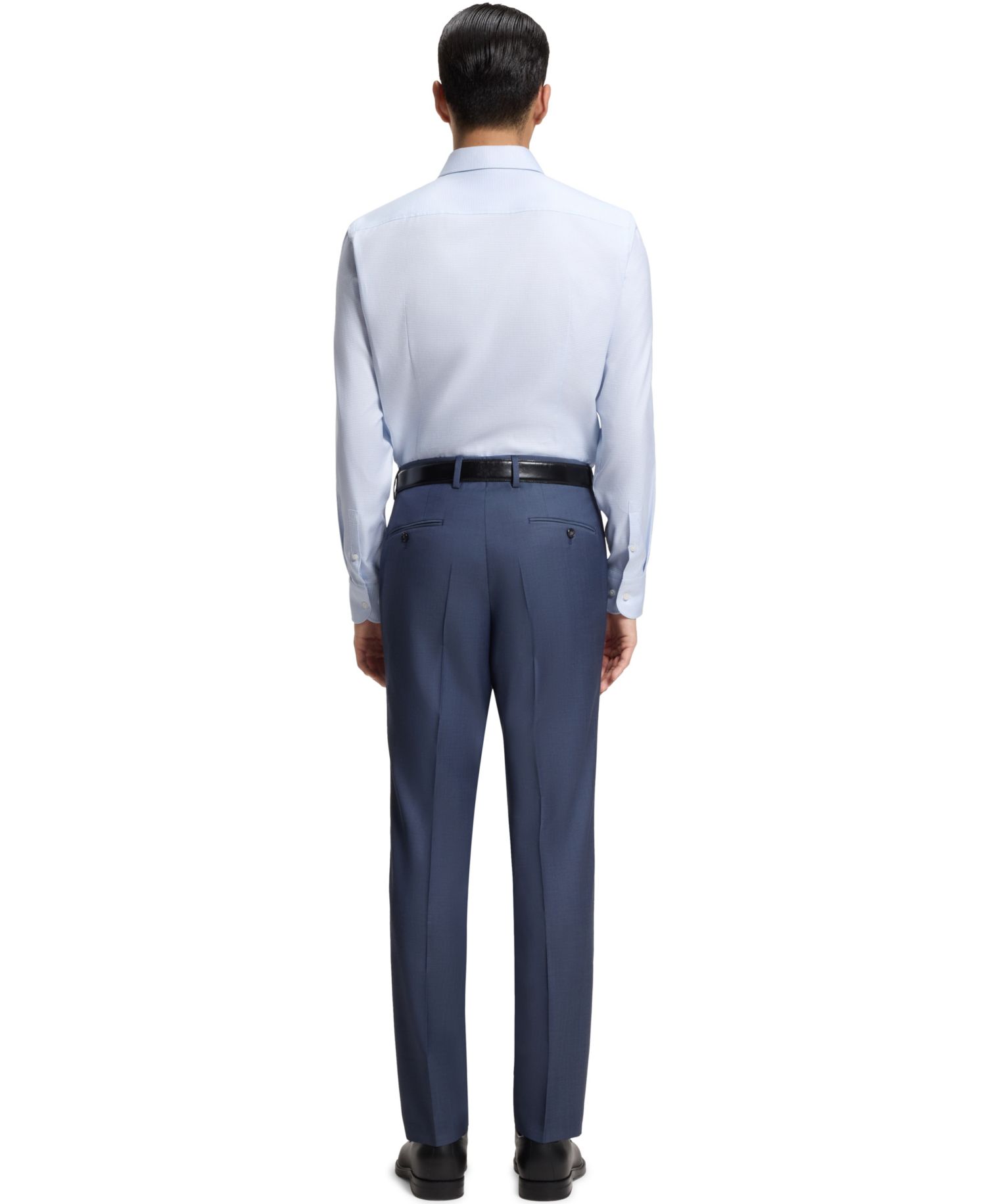 Men's Cotton Twill Slim-Fit Dress Shirt