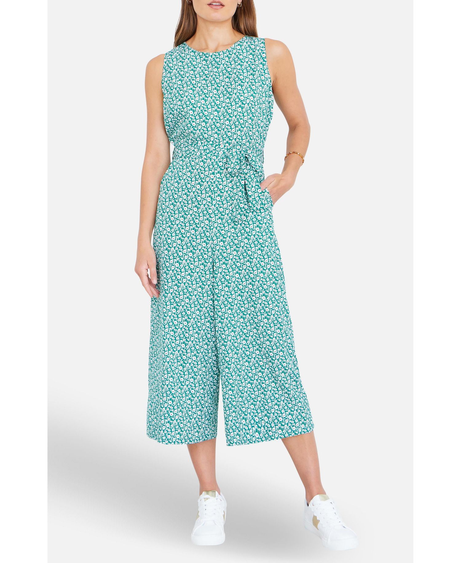 Women's Ditsy Culotte Jumpsuit
