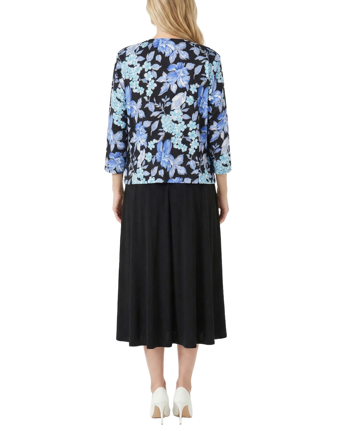 Ny Collection Petite Jacket and Dress Set