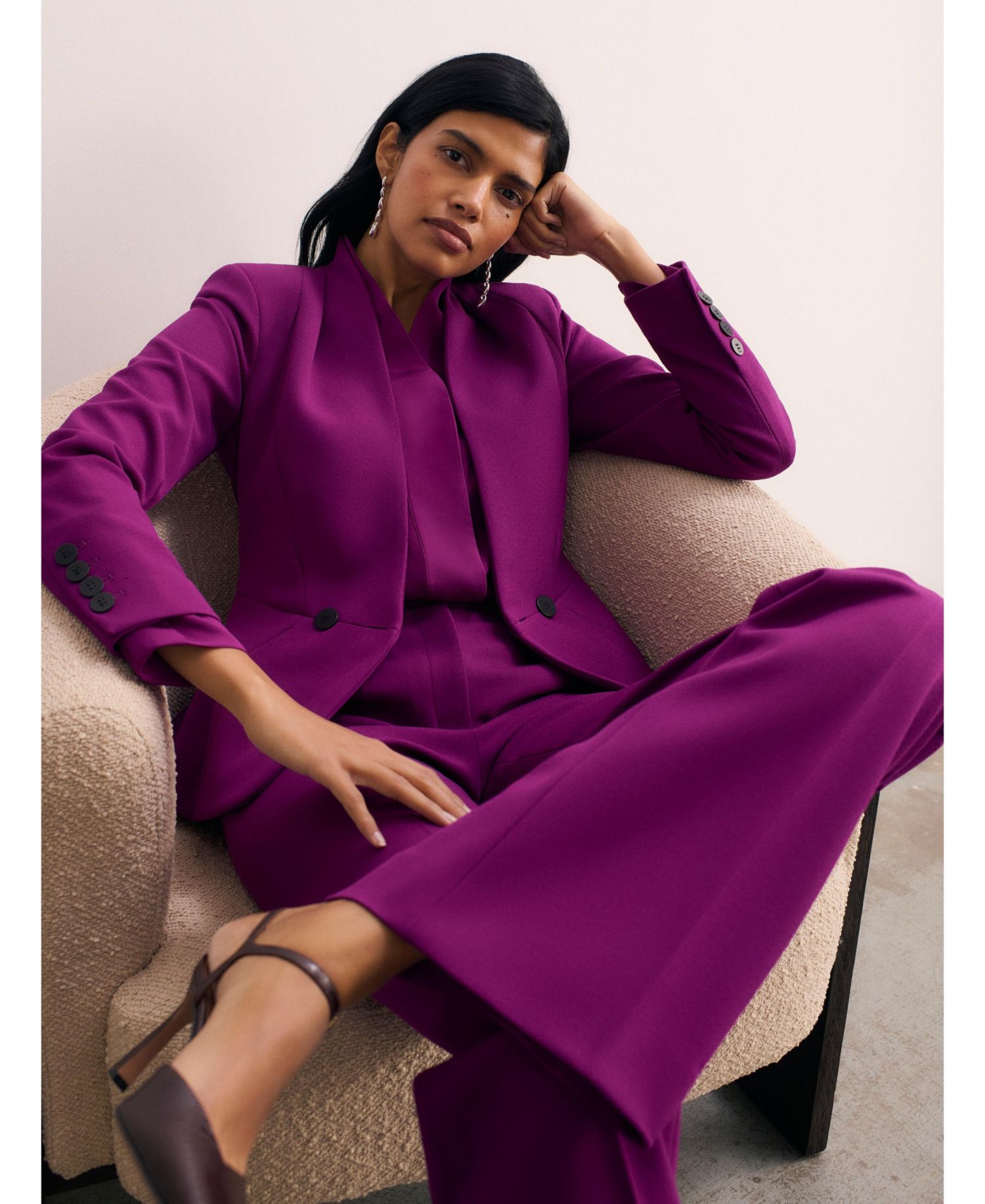 Women's Alzira Sculpt Crepe Pants