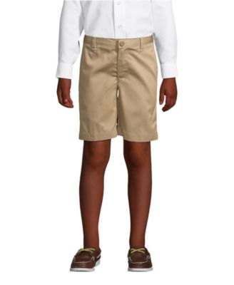 Men's Husky Plain Front Blend Chino Shorts
