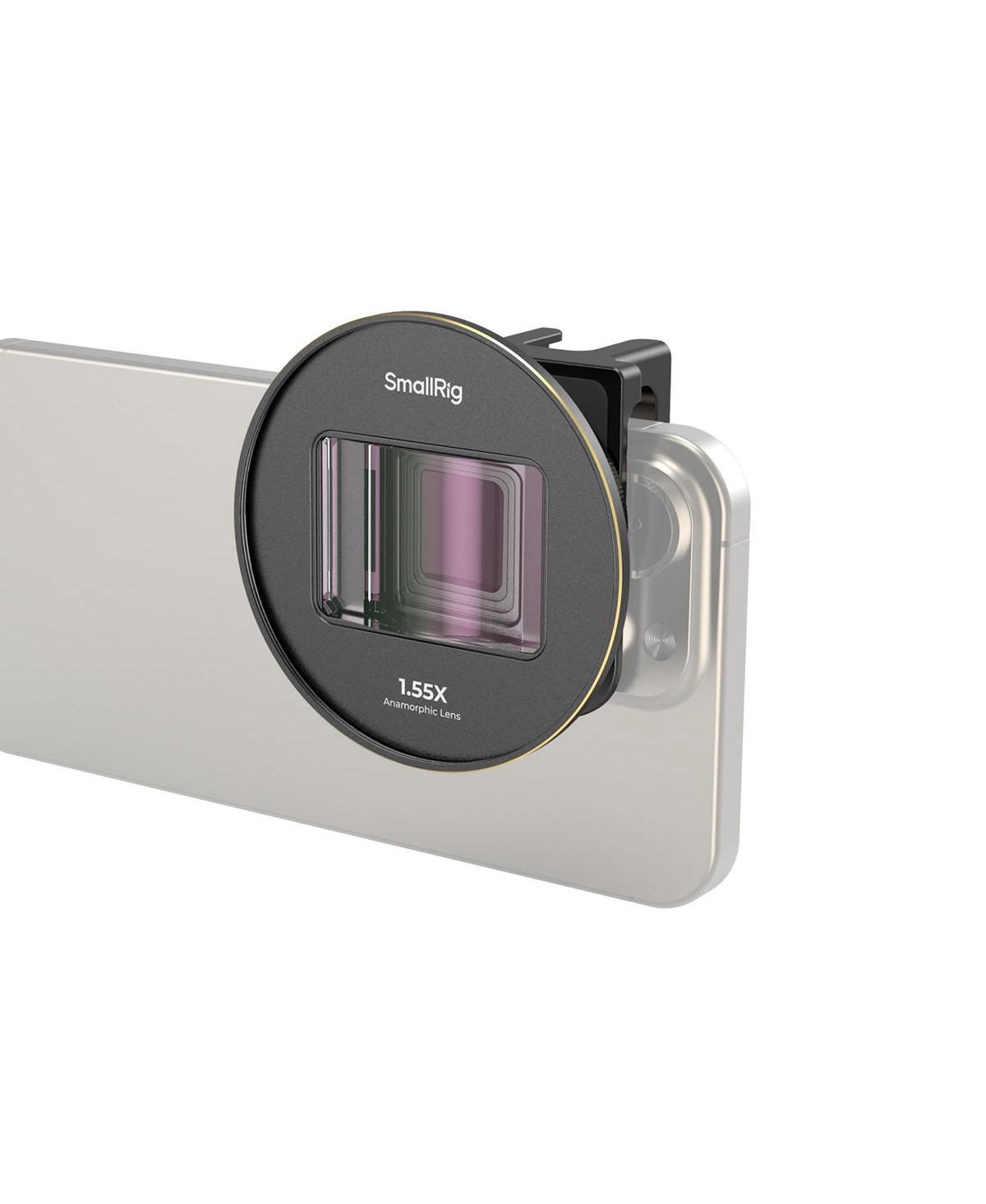 SmallRig 1.55x Anamorphic Lens for Mobile Phone, T-Mount - Black