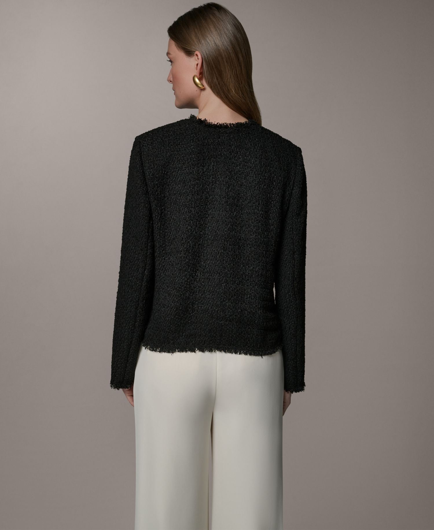 Women's Open-Front Long-Sleeve Jacket
