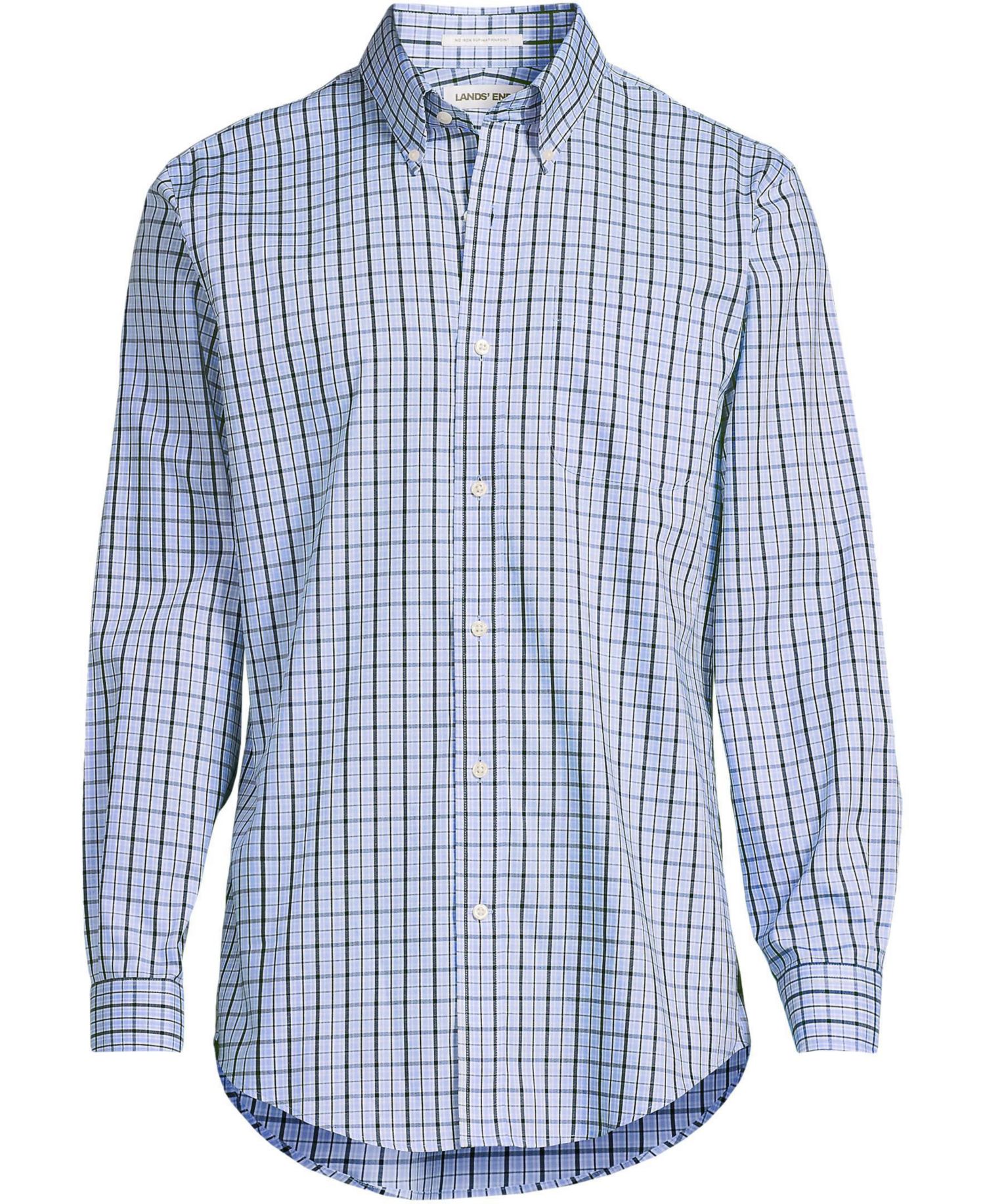 Men's Tailored Fit Pinpoint Buttondown Collar Dress Shirt