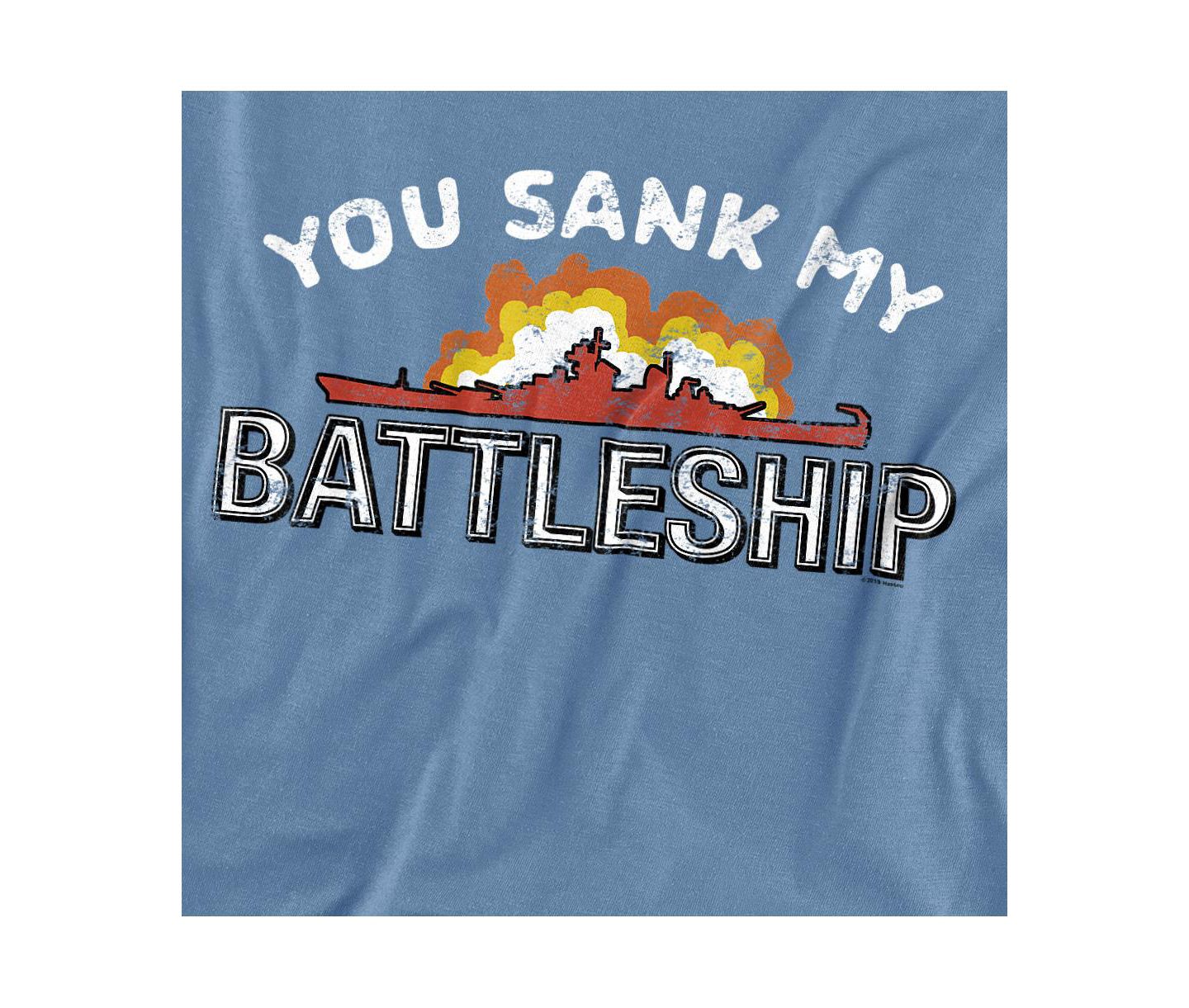 Мужская футболка Hasbro+ Battleship You Sank My Battleship, цвет: Синий — фото 2