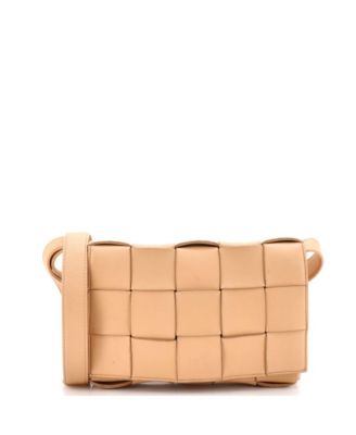 Small Cassette Crossbody Bag Maxi Intrecciato Leather