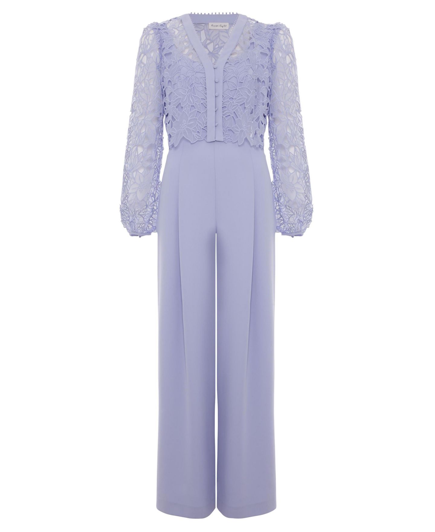 Женский комбинезон Phase Eight Winona Lace Jumpsuit, цвет: Пастельный синий — фото 6