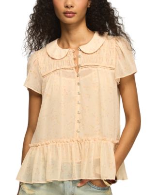 Women's Peter Pan Collar Swing Top