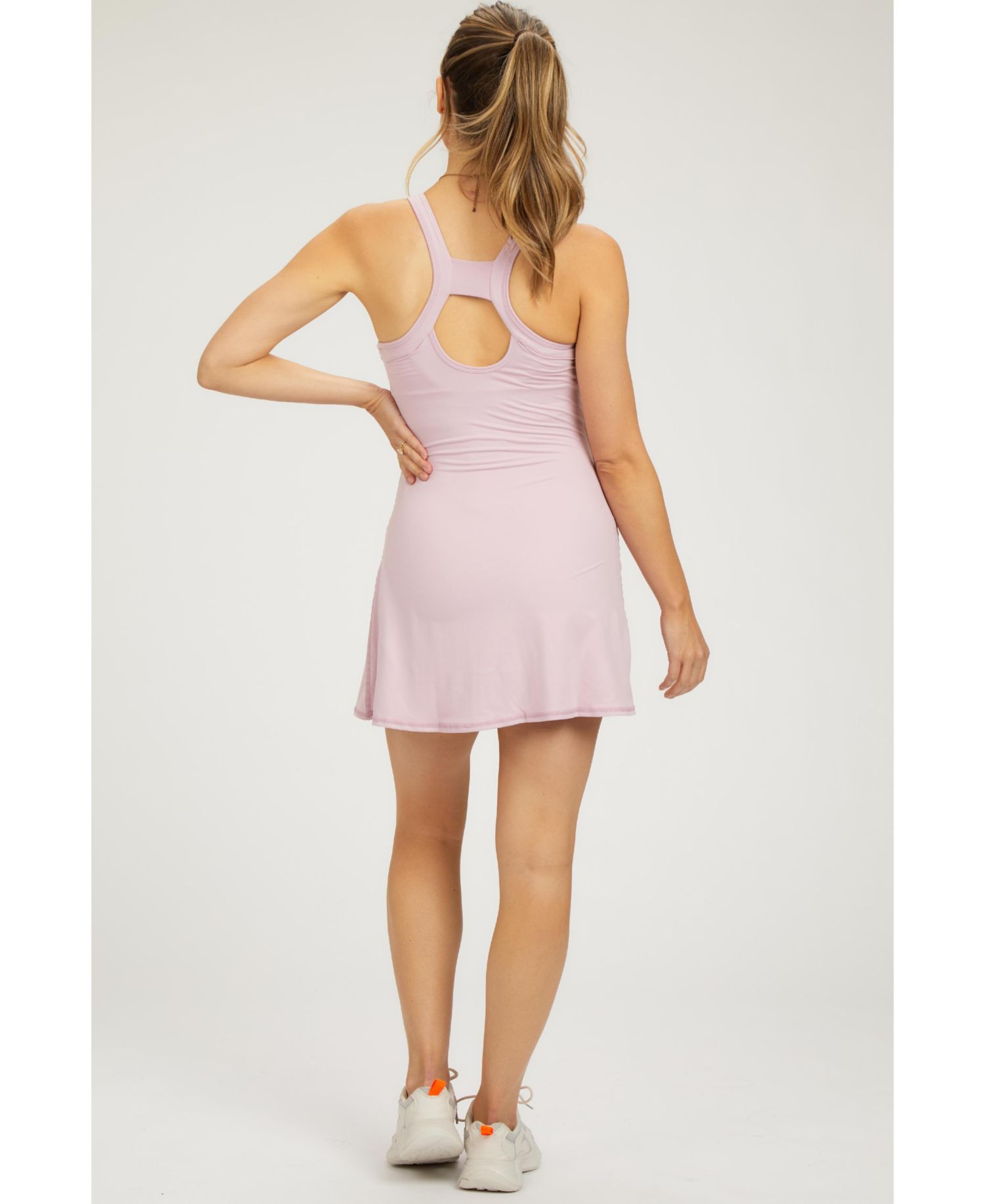 Women's Tennis Racerback Romper Dress
