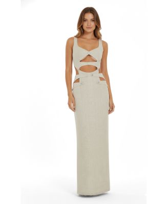 denim cut out dress Denim Cut Out Dress  Evelyn Rose Boutique