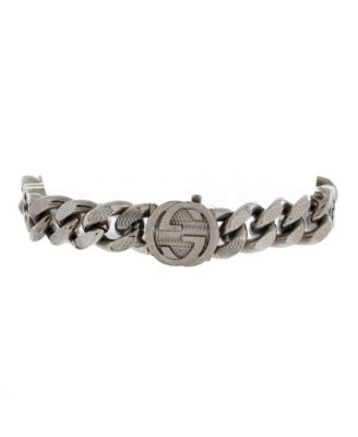 Pre-Owned Gucci Interlocking G Curb Chain Bracelet - Metal