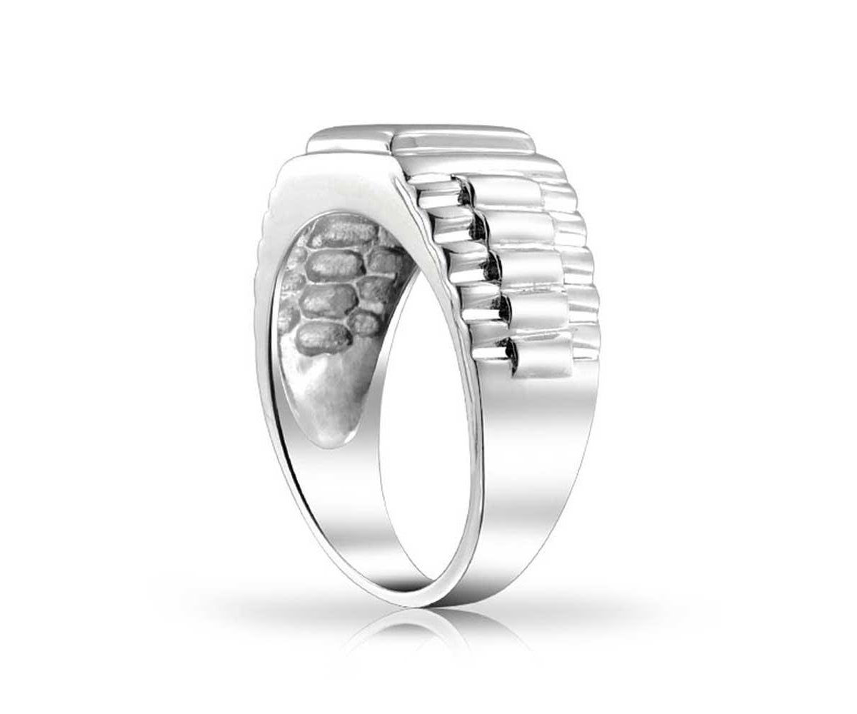 Bling Jewelry Big Square Cubic Zirconia Statement Ring .925 Sterling Silver