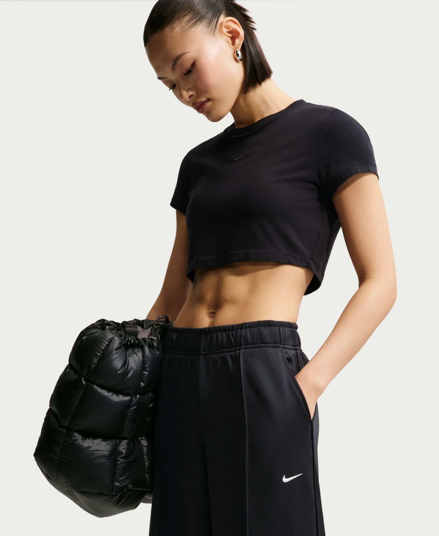 Women's Sportswear Mid-Rise Wide-Leg Track Pants