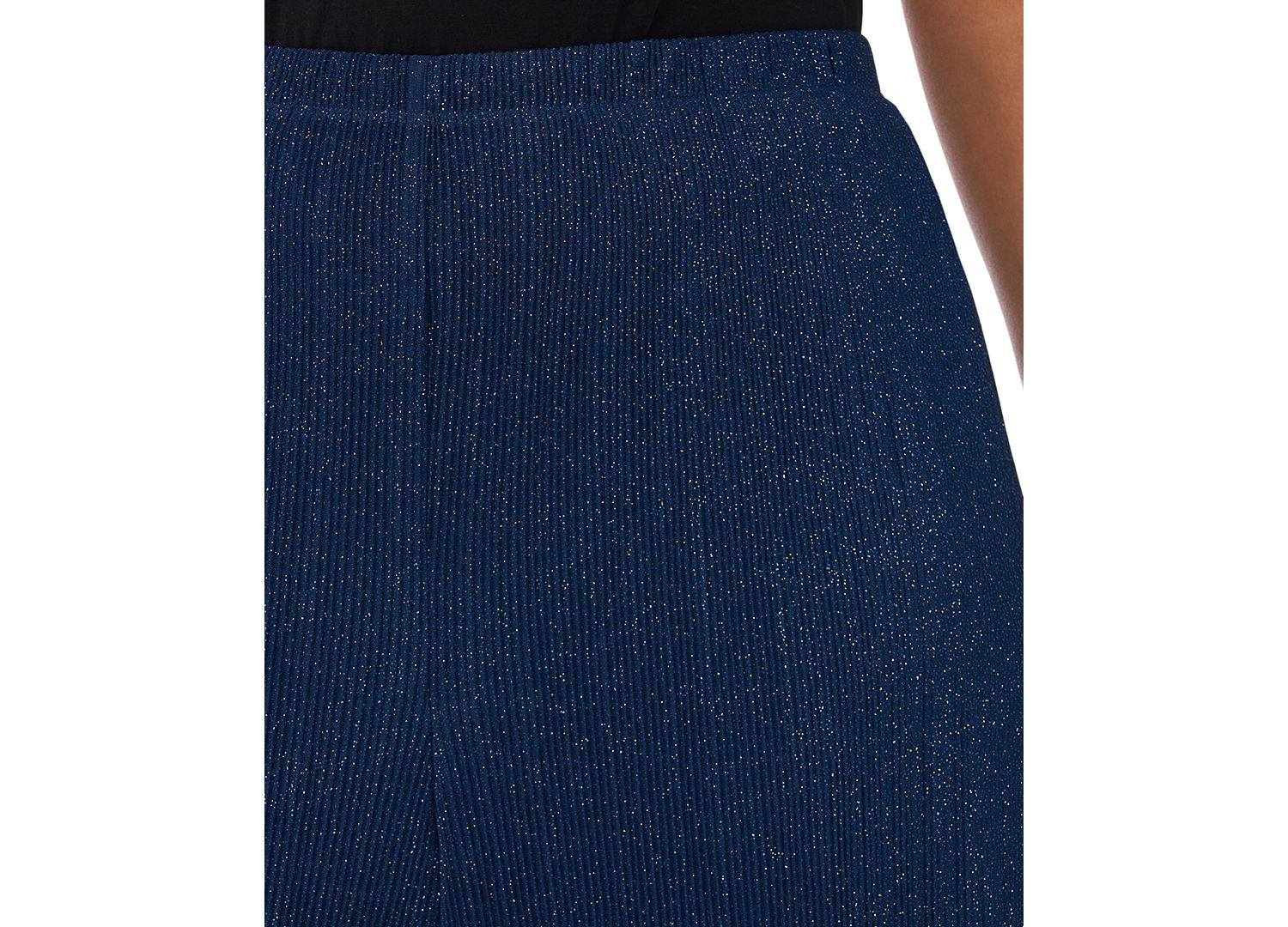 Plus-Size Pull-On Mid-Rise Pants