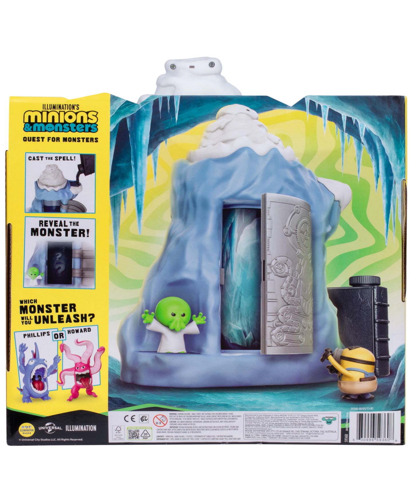 Детские фигурки Despicable Me Minions Monster Reveal 3-Pack Action Figures, Ages 4+ — фото 2