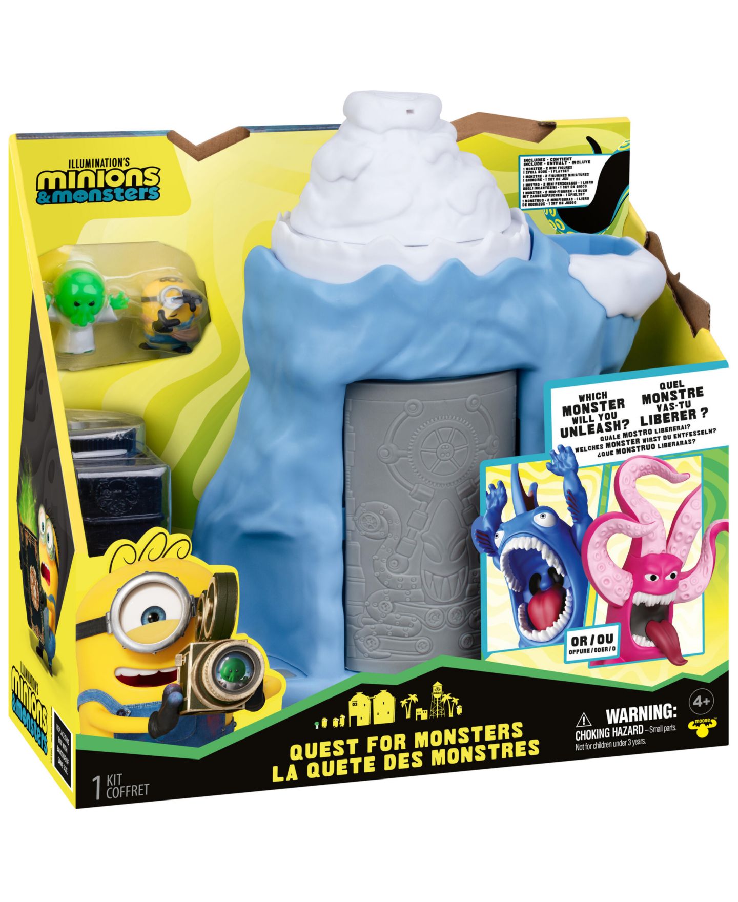 Детские фигурки Despicable Me Minions Monster Reveal 3-Pack Action Figures, Ages 4+ — фото 11
