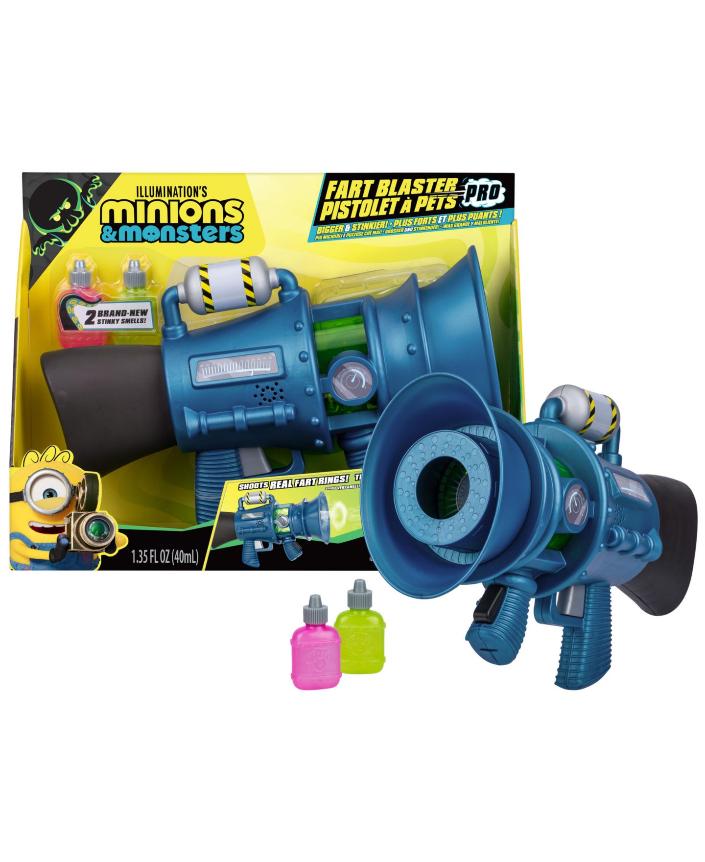 Детская игрушка Despicable Me Minions Supreme Fart Blaster with 2 Scent Refills, Ages 4+ — фото 7