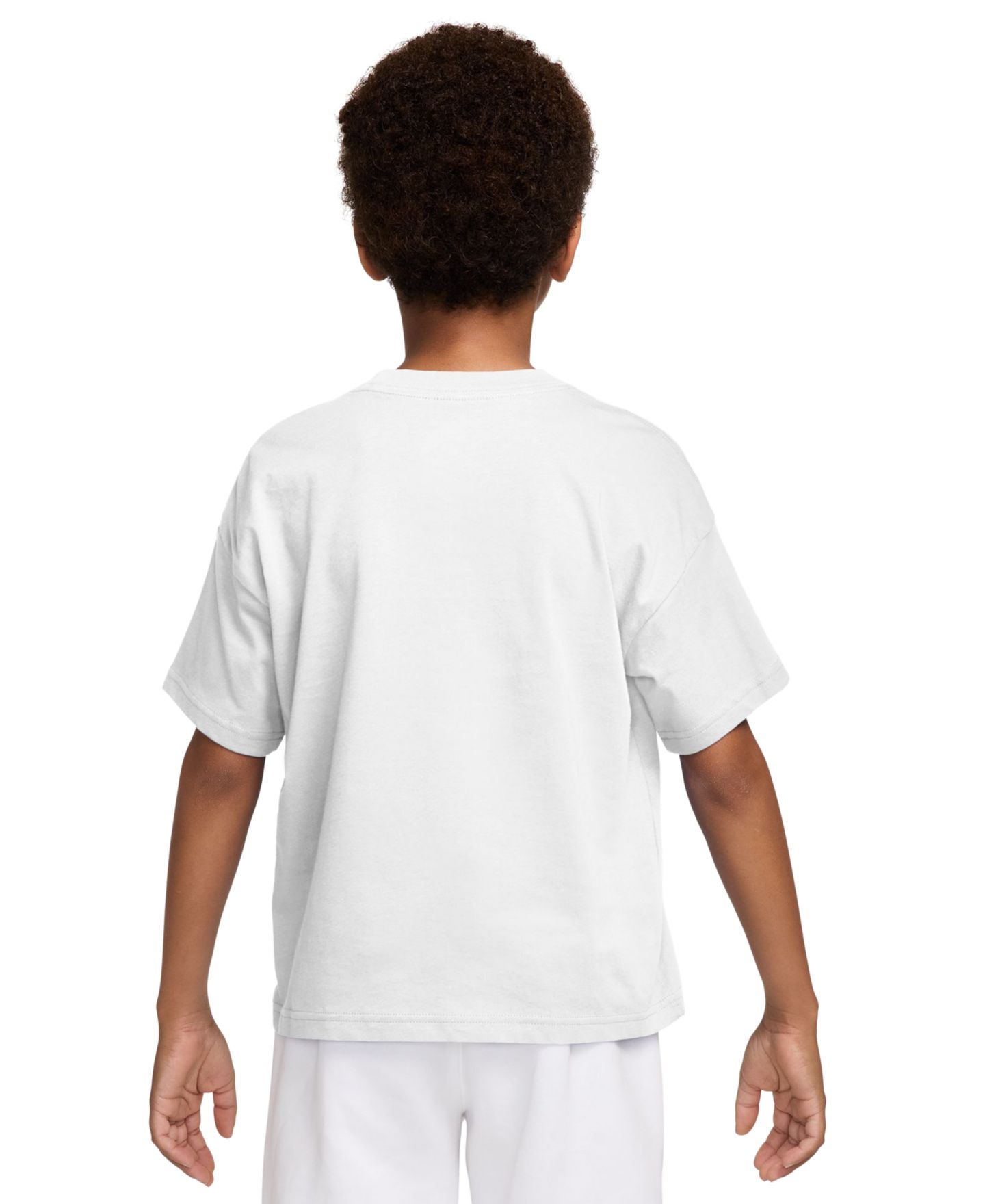 Футболка Nike Crewneck T-Shirt для девочек, цвет: Белый — фото 3