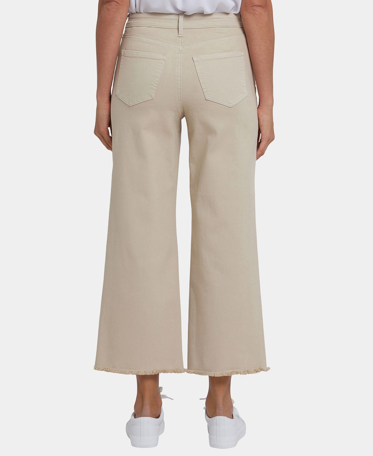NYDJ Women's High-Rise Coco Relaxed Wide-Leg Crop Jeans view 5 — MAYCSS fashion products