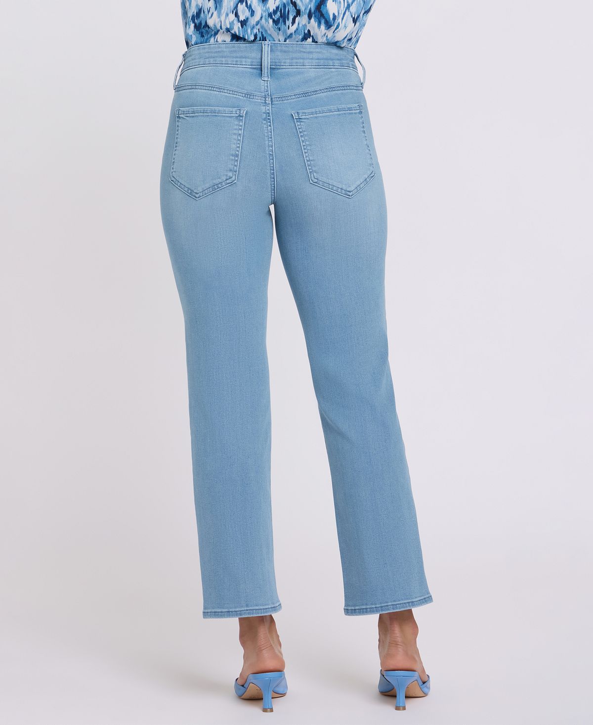 NYDJ Women's Marilyn Straight Ankle Jeans view 5 — MAYCSS fashion products