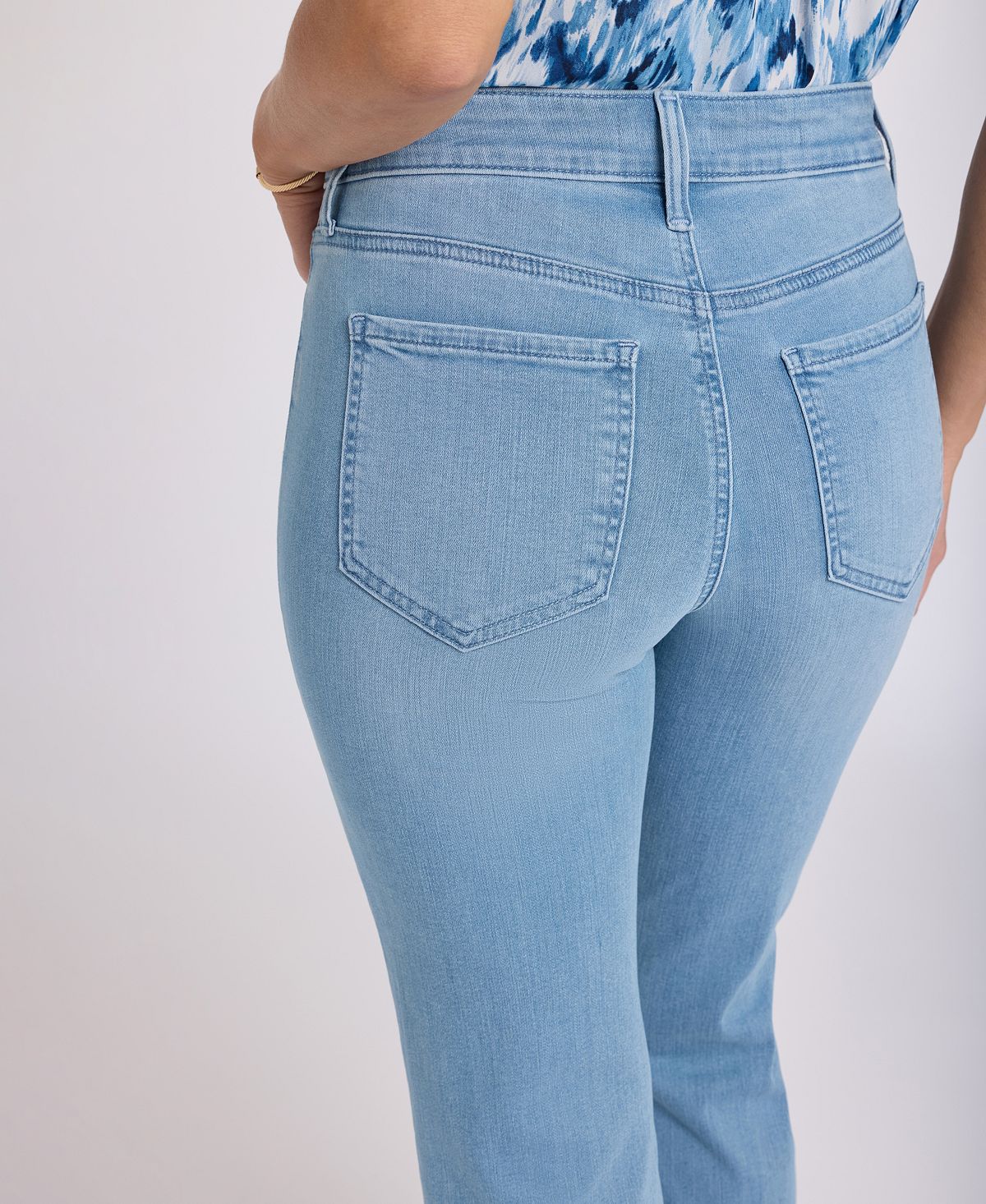 NYDJ Women's Marilyn Straight Ankle Jeans view 4 — MAYCSS fashion products