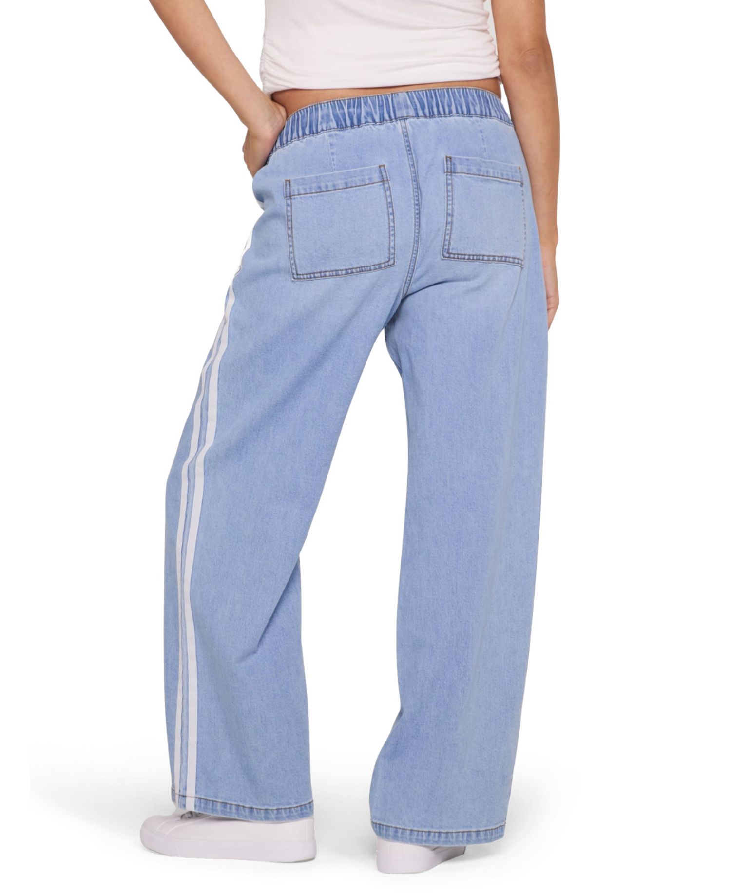 Women's Motherhood Drawstring Pull On Wide Leg Pant