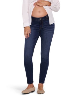 Maternity Motherhood Under the Belly Ankle Skinny Jeans