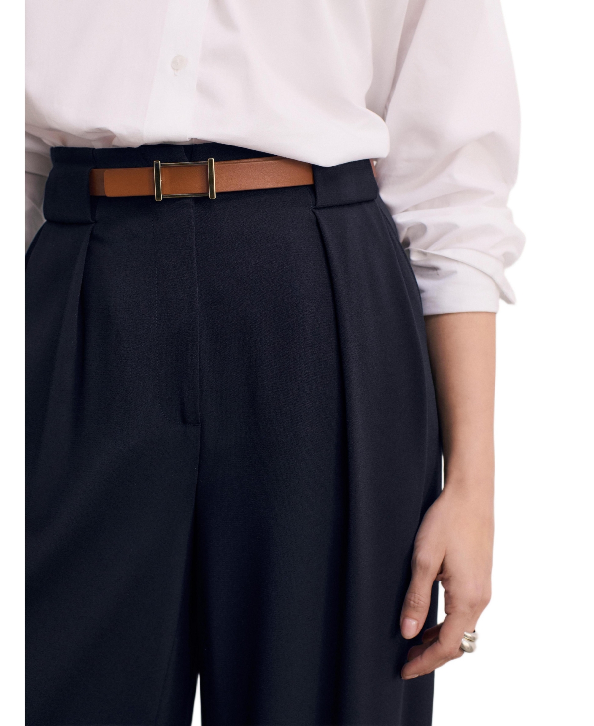 The Fold Women's Lyon Clever Crepe Pants