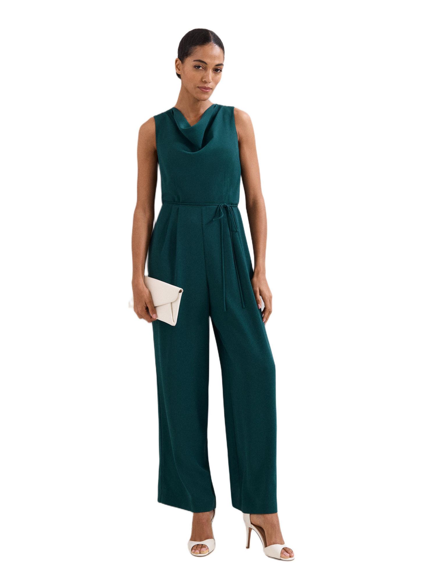 Women's Monique Cowl Neck Wide Leg Jumpsuit