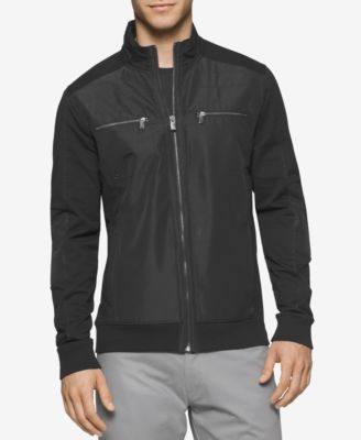 calvin klein men's zip jacket