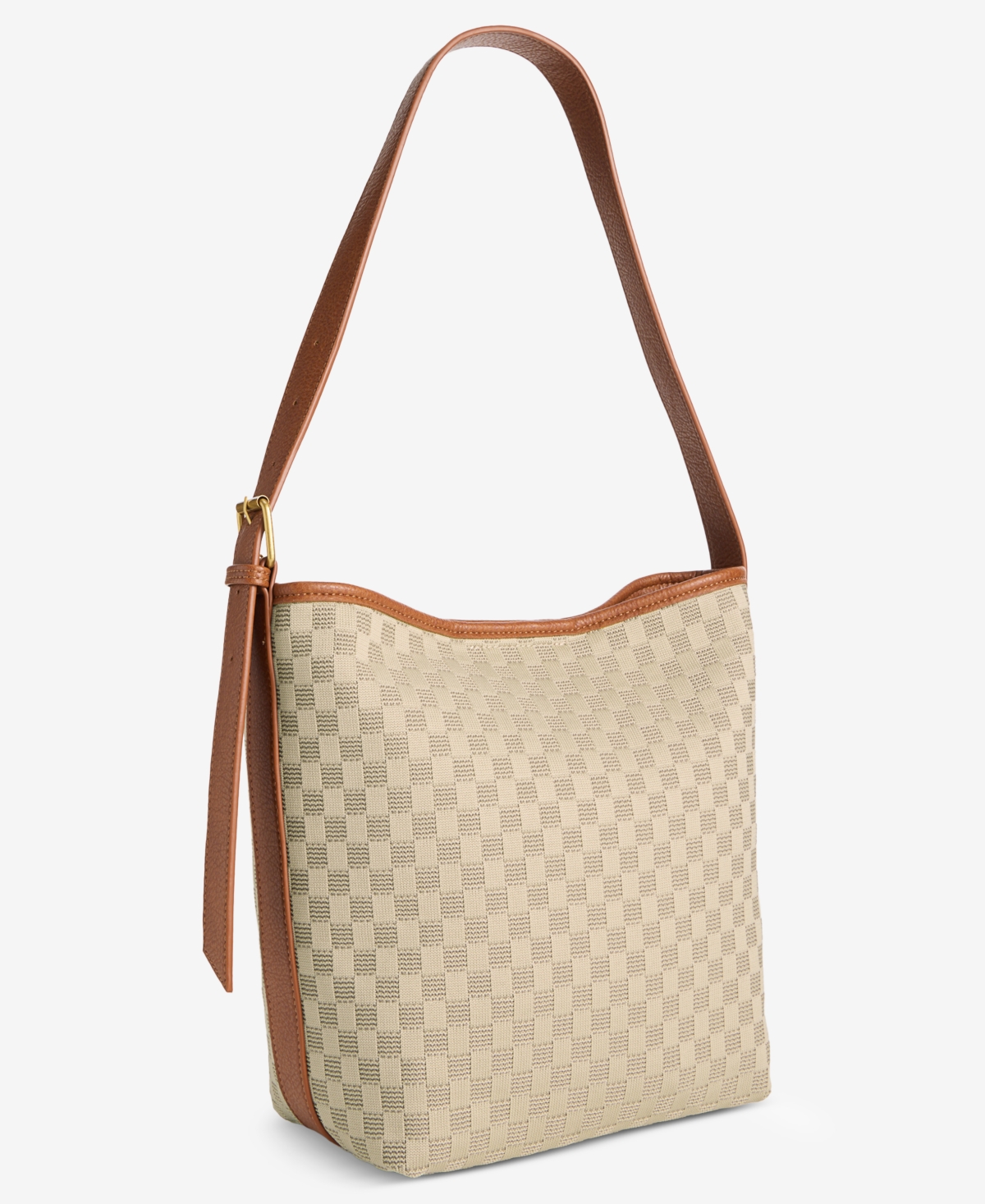 Style & Co Whip-Stitch Soft 4-Poster Tote, Exclusively at Macy's