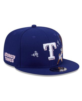 Men's Royal Texas Rangers Looney Tunes Lola Bunny 9FIFTY Snapback Hat