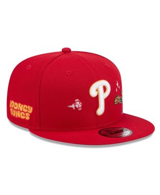 Men's Red Philadelphia Phillies Looney Tunes Daffy Duck 9FIFTY Snapback Hat
