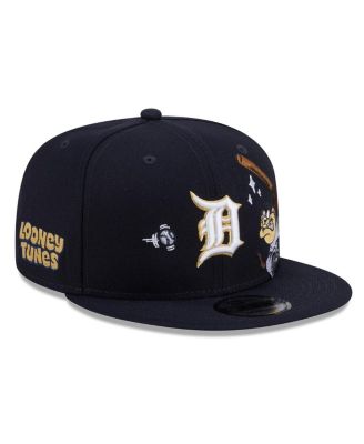 Men's Navy Detroit Tigers Looney Tunes Tasmanian Devil 9FIFTY Snapback Hat