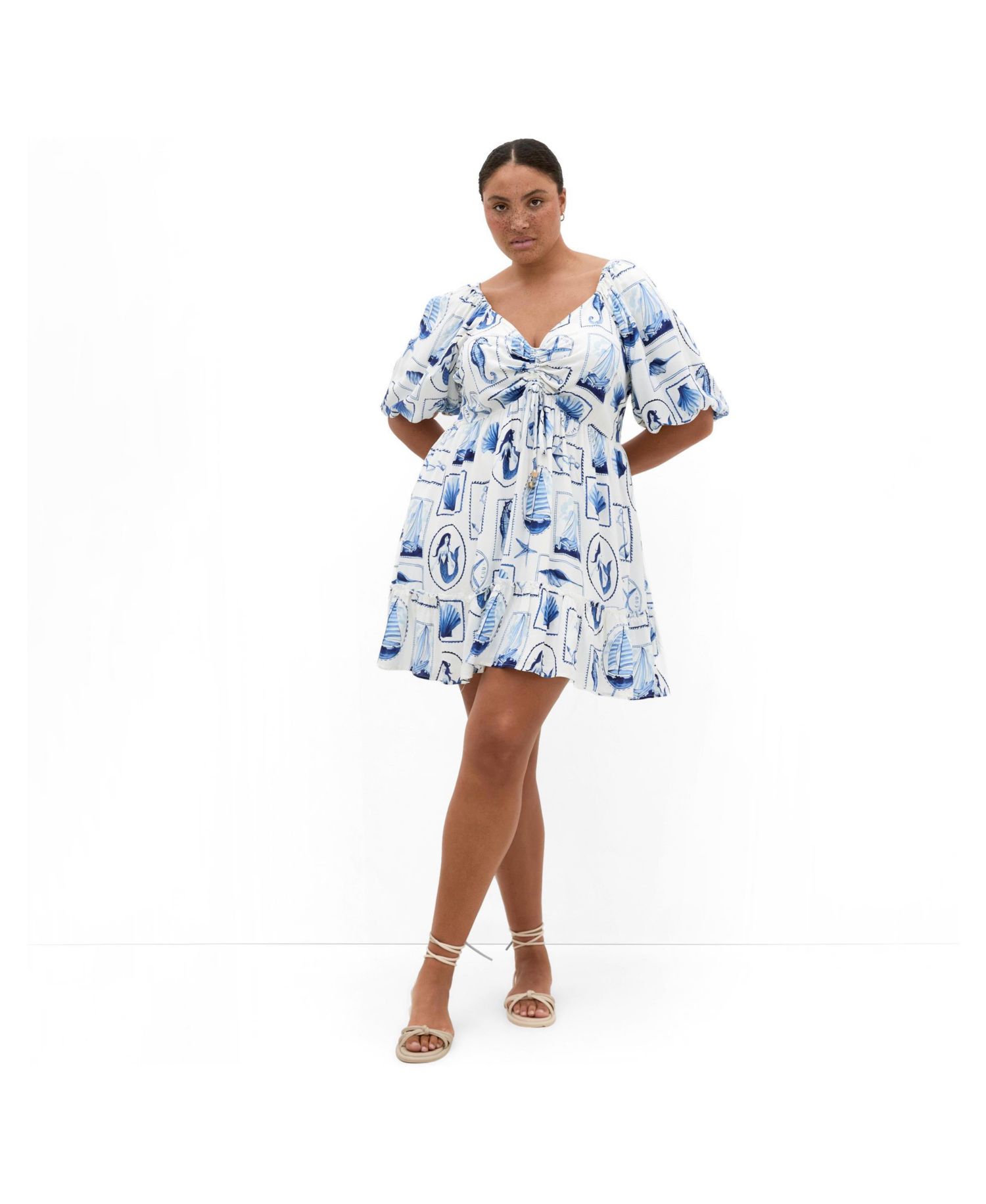 Women's Giselle Amalfi V Neck Mini Dress