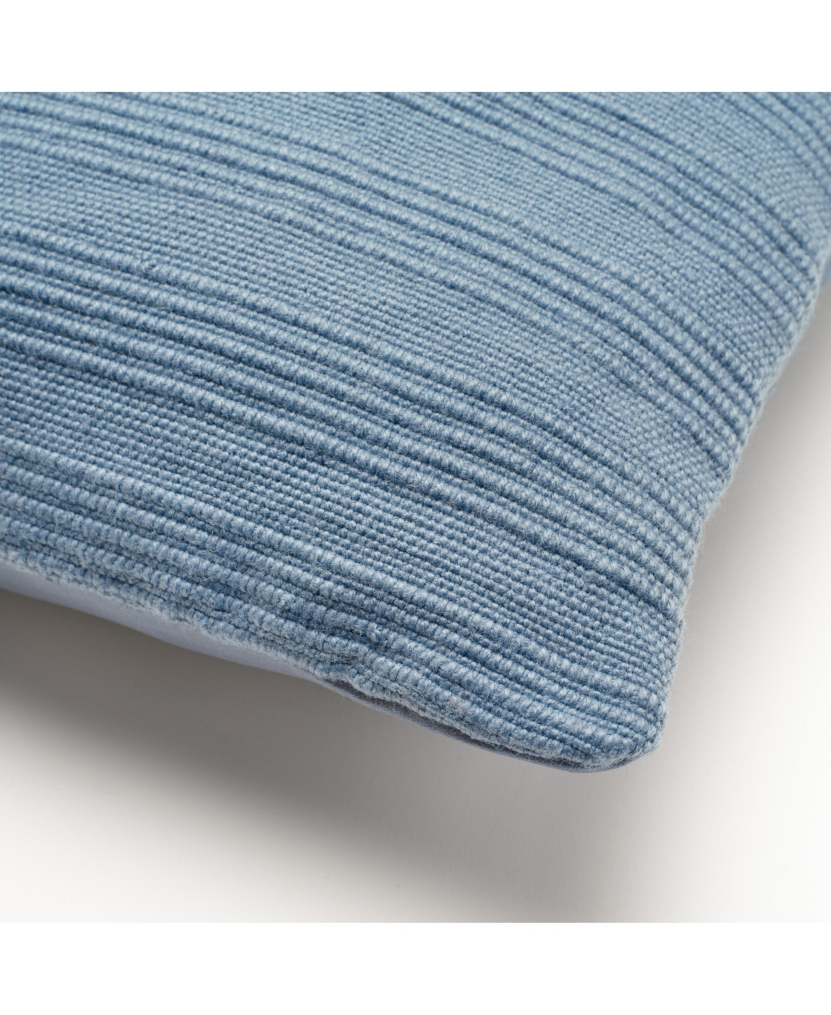 Chanasya 20x20 inch Pillow Covers with Filling, Set of 2 Solid Textured Stripe Outdoor Polyester Throw Pillow Covers 2 Pillows