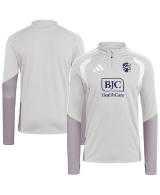 Men's Silver St. Louis CITY SC 2026 Tiro Competition Quarter-Zip Training Sweatshirt